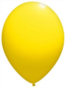 12″ / 30cm Balony Okrągłe Standardowe Pastel Żółty #110