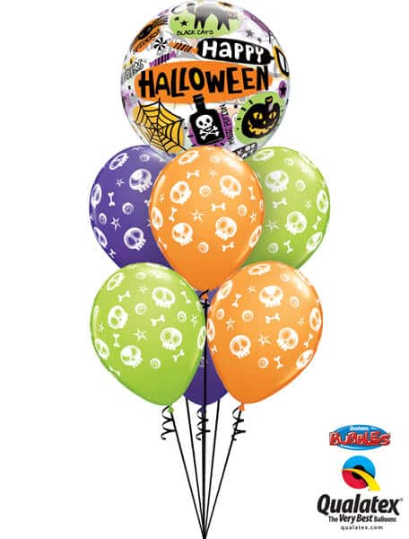 Bukiet 355# - 22" / 56cm Halloween Messages & Icons Qualatex #43433, 46510_6