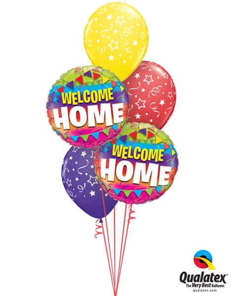 Bukiet 315# - 18″ / 46cm Welcome Home Qualatex #45245_2, 46110_3