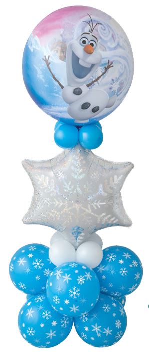 Bukiet 440# - 22" / 56cm Disney Frozen Qualatex #32688, 20263, 33531_8, 43553_4, 43607_4