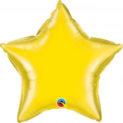 20″ / 51cm Solid Colour Star Yellow Qualatex #12627