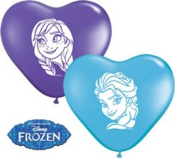 6" / 15cm Anna & Elsa Faces Assortment Qualatex #12932-1