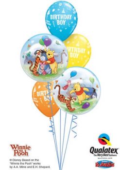 Bukiet 197 Winnie the Pooh & Friends Qualatex #33086-2 20265-3