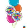 Bukiet 204 Good Luck Colourful Dots Qualatex #36387-2 12919 99579 99336