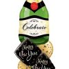 Bukiet 482 Celebrate Bubbly Wine Bottle Qualatex #16122 27673-2 12578-2