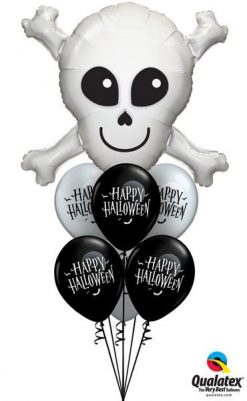 Bukiet 68 Happy Skull Qualatex #17623 60152-6