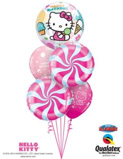 Bukiet 229 Hello Kitty Birthday Qualatex #12865 17355-2