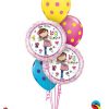 Bukiet 184 Rachel ellen - On Your Baby Shower Qualatex #14970-2 10240-3