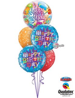 Bukiet 200 Birthday Surprise Qualatex #65407 35353-2 87291-2