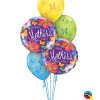 Bukiet 563 Mother's Day Butterflies Qualatex #24082-2 14518-3