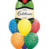 Bukiet 629 Celebratory Bubbly Bottle Qualatex #16122 46110-6