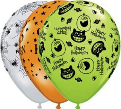 11" / 28cm Halloween Assortment Qualatex #27524-1