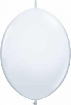 12" / 30cm White Qualatex Quick Link #64151-1