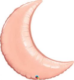 35″ / 89cm Crescent Moon Rose Gold Qualatex #57857