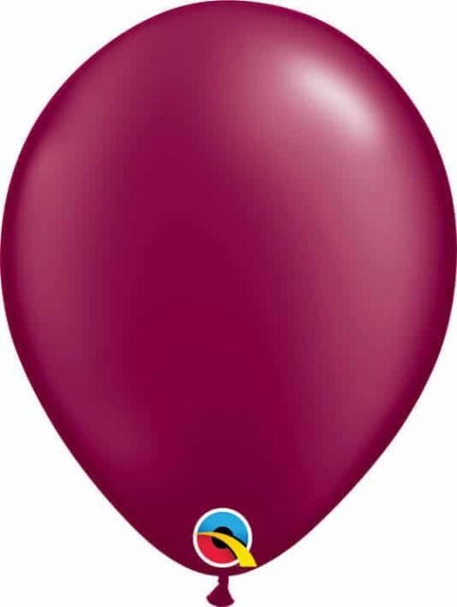 11 28cm Pearl Burgundy Qualatex #43769