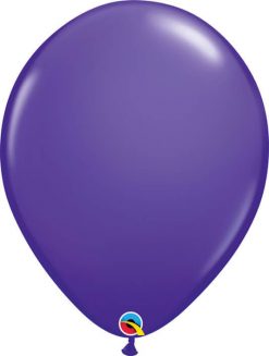 11" / 28cm 6szt Round Purple Violet Qualatex #47356