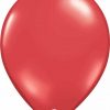 16 41cm Transparent Ruby Red Qualatex #43899-1