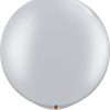 30 76cm Metallic Silver Qualatex #38402-1