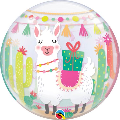 22" / 56cm Llama Birthday Party Qualatex #87742