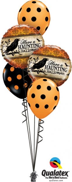 Bukiet 728 Haunting Halloween Bird Qualatex #18412-2 38470-3