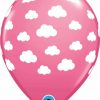 11" / 28cm Clouds Rose Qualatex #58382-1