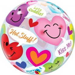 22″ / 56cm Conversation Smiley Hearts Qualatex #78466