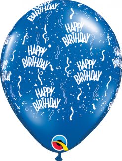 11" / 28cm Birthday-A-Round Fantasy Asst Qualatex #12583-1