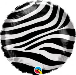 18" / 46cm Zebra Stripes Pattern Qualatex #13354