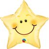 20" / 51cm Smiley Face Star Qualatex #55394