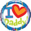 18" / 46cm I (Heart) Daddy! Qualatex #55821