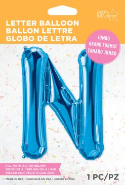 34" / 86cm Blue Letter N North Star Balloons #59255