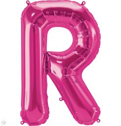 34" / 86cm Magenta Letter R North Star Balloons #59638