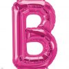 34" / 86cm Magenta Letter B North Star Balloons #59966