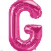 34" / 86cm Magenta Letter G North Star Balloons #59976