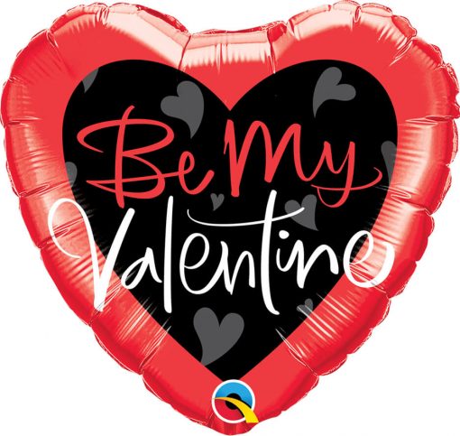 18″ / 46cm Be My Valentine Script Qualatex #78537