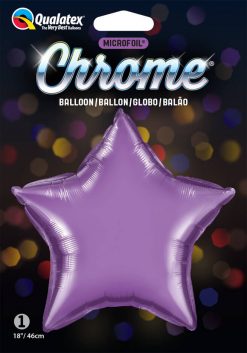 20" / 51cm Star Chrome® Purple Qualatex #90079