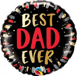 18″ / 46cm Best Dad Ever Qualatex #98428