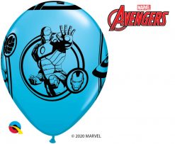 11" / 28cm MARVEL'S Avengers Assemble™ Assot of Red, Lime Green, Goldenrod, Robin's Egg Blue Qualatex #18673-1