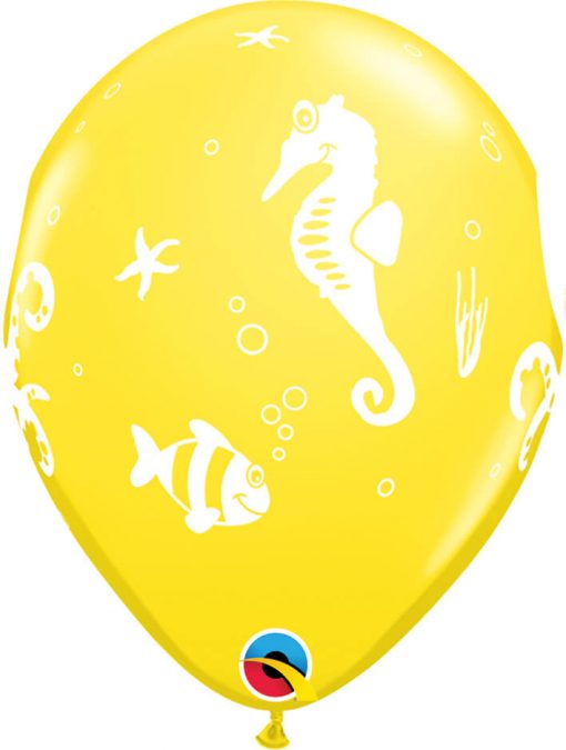 11" / 28cm Fun Sea Creatures Tropical Asst Qualatex #28983-1