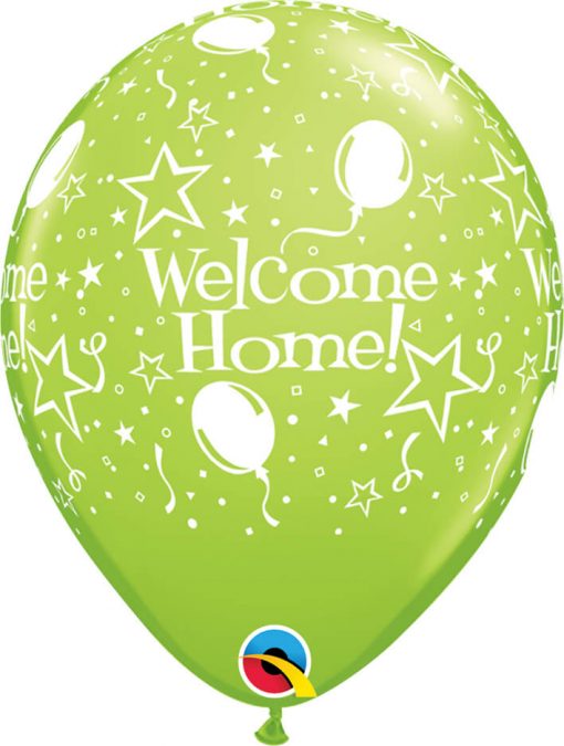 11" / 28cm Welcome Home! Stars-A-Round Tropical Asst Qualatex #46036-1