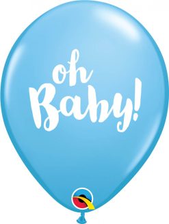 11" / 28cm Oh Baby! Pale Blue Qualatex #58118-1