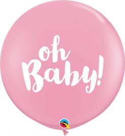 3' / 91cm Oh Baby! Pink Qualatex #85829-1