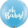 3' / 91cm Oh Baby! Pale Blue Qualatex #85830-1