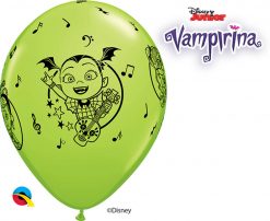 11" / 28cm Disney Vampirina Asst of Wild Berry, Lime Green, Robin's Egg Blue Qualatex #89516-1