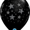 11" / 28cm Glitter Stars & Stars-A-Round Qualatex #98534-1