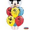 Bukiet 605 Disney Mickey Mouse Double Bubble Qualatex #27569 18688-6