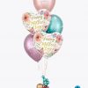 Bukiet 900 Mother' Day Chrome™ Balloon Bouquet Qualatex #82207-2 85704-3 58275-1 58272-1 58274-1