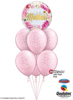 Bukiet 914 Pearl Pink Mother's Day Filigree Qualatex #82541 22396-6 43783-6