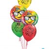 Bukiet 968 Birthday Smiles and Sunglassess Qualatex #49057-2 52960-3