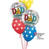 Bukiet 988 Father’s Day Thanks Qualatex #55818-2 81680-3 43790-1 43804-1 43742-1